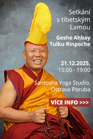 Setkání s tibetským buddhistickým mnichem, Geshe Lamou Ahbay Tulku Rinpočhem 21.12.2025 v Ostrav
